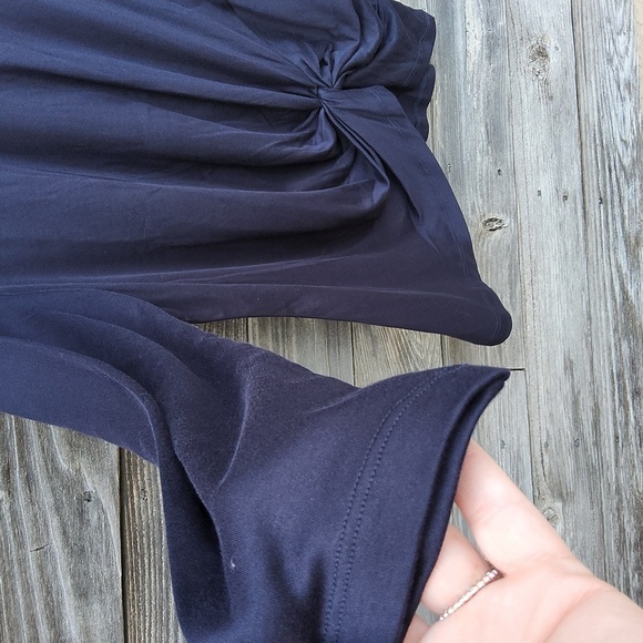 Land's End dark blue long sleeve top size 1X - Picture 4 of 7